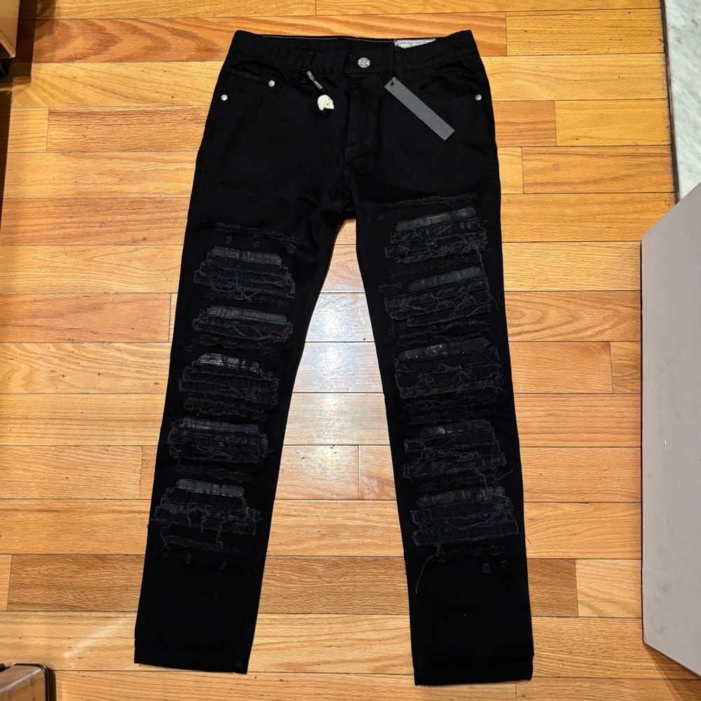 TNBP Tuesday Night Band Practice Malevolance Stiltskin Skinny Jeans Size 32 NEW